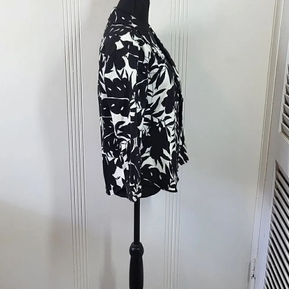 Talbots Black & White Jacket - Picture 4 of 10